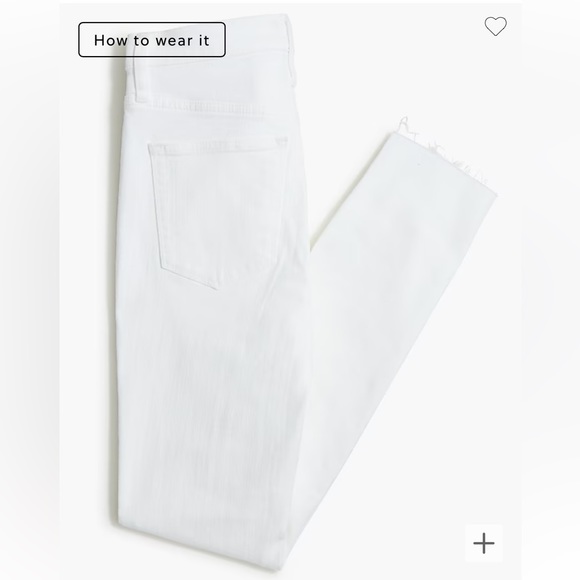 J. Crew 10" high-rise skinny jean in signature stretch - Picture 4 of 5